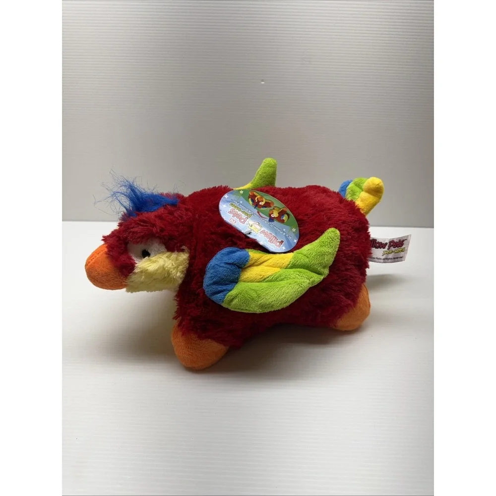 NWT Pillow Pets Pee Wee Parrot Bird 11